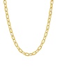 18K Gold Plated or Silver Plated Link Chain Necklace