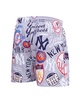 Men's Gray New York Yankees Toss Logo Woven Shorts