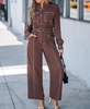 Women's Elegant Belted Utility Jumpsuit