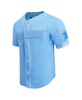 Men's Powder Blue Los Angeles Chargers Triple Tonal Mesh Button-Up Shirt