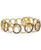 Red Carpet® Chocolate Diamond & Vanilla Diamond Interlocking Circle Statement Bracelet (3-7/8 ct. t.w.) in 14k Gold