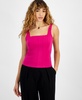 Women's Compression Square-Neck Tank Top, Created for Macy's 