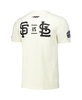 Men's Cream San Francisco Giants vs. St. Louis Cardinals 2024 Rickwood Classic T-Shirt