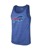 Men's Threads Josh Allen Royal Buffalo Bills Name & Number Tri-Blend Tank Top