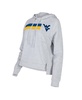 Women's Gray West Virginia Mountaineers Cedar Tri-Blend Raglan Pullover Hoodie