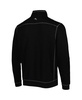 Men's Black Miami Hurricanes Sport Tobago Bay Tri-Blend Mock Neck Half-Zip Jacket