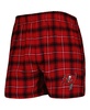 Men's Red, Black Tampa Bay Buccaneers Ledger Flannel Boxers