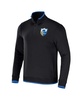 Men's NFL x Darius Rucker Collection by Black Los Angeles Chargers Logo Quarter-Zip Top