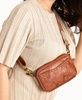 Cora Convertible Leather Crossbody Bag