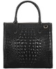 Caroline Melbourne Embossed Leather Satchel