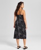 Women's Printed Sleeveless Midi Dress