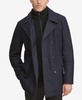 Men's Peacoat with Inset Bib