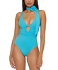 Women's Garden Of Eden 3D Flower Tie-Trim One-Piece Swimsuit