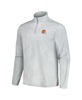 Men's Gray Cleveland Browns Delray Frond IslandZone Half-Zip Sweatshirt