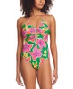 Women's Shirred-Front One-Piece Swimsuit