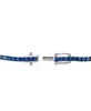 Ombré® Denim Ombré (2-7/8 ct. t.w.) & White Sapphire (1/6 ct. t.w.) Tennis Bracelet in 14k White Gold