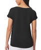 Women's Short-Sleeve Button-Detail Top