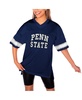 Women's Navy Penn State Nittany Lions Until Kickoff Rhinestone Fashion T-Shirt