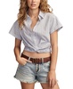 Women's Cotton Twisted Collared Shirt