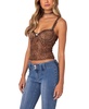 Women's Lidia Sheer Mesh Bra Top