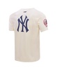 Men's Cream New York Yankees Club Member Badge T-Shirt