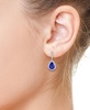 EFFY® Tanzanite (3-1/2 ct. t.w.) & Diamond (3/8 ct. t.w.) Pear Drop Earrings in 14k White Gold