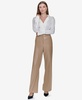 Women's Faux-Leather Straight-Leg Pants