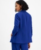 Women's Textured Crepe One-Button Blazer, Created for Macy's