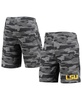 Men's Charcoal, Gray LSU Tigers Camo Backup Terry Jam Lounge Shorts