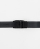 Men's Exact System Track Lock Matte Black Plaque Buckle Belt