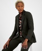 Women's Compression One-Button Long-Sleeve Blazer, Created for Macy's 