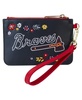 Atlanta Braves Floral Wrist Clutch