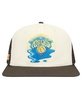 Men's Cream/Brown New York Knicks Glint Sunset Snapback Hat