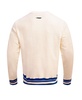 Men's Cream Seattle Seahawks Retro Classics Fleece Pullover Sweatshirt