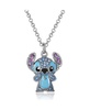 Lilo & Stitch Pave Crystal Pendant Necklace - Cute Character Jewelry