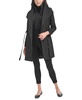 Petite Belted Long-Sleeve Wrap Coat