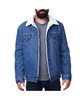 Men's Sherpa Lined Denim Jacket Classic Button Up Jean Trucker Coat