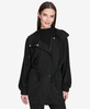 Women's Hooded Drawcord-Waist Snap-Front Jacket