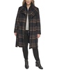 Womens Plus Size Belted Asymmetric Wrap Coat, Created for Macys