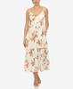 Women's V-neck Floral Print Maxi Dress