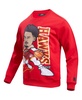 Men's Trae Young Red Atlanta Hawks Avatar Pullover Sweatshirt