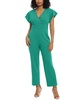 Women's Batwing V-Neck Side-Pocket Jumpsuit