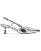 Women's Odela Pointed-Toe Slingback Kitten-Heel Pumps