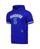 Men's Paolo Banchero Royal Orlando Magic Name and Number Short Sleeve Pullover Hoodie