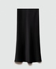 Women's Midi Satin Skirt