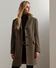 Petite Notched-Collar Walker Coat