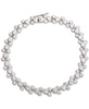 Cubic Zirconia Mickey Mouse Tennis Bracelet in Sterling Silver