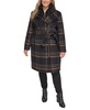 Womens Plus Size Belted Asymmetric Wrap Coat, Created for Macys