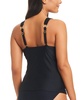 Women's Grommet-Detail Tankini Top