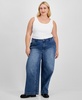 Plus Size Scoop-Neck Sleeveless Top, Created for Macy's